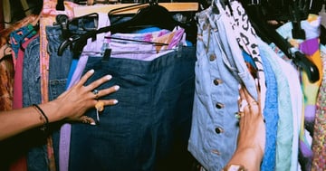 thrift store shoppers