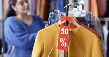 thrift store price tag