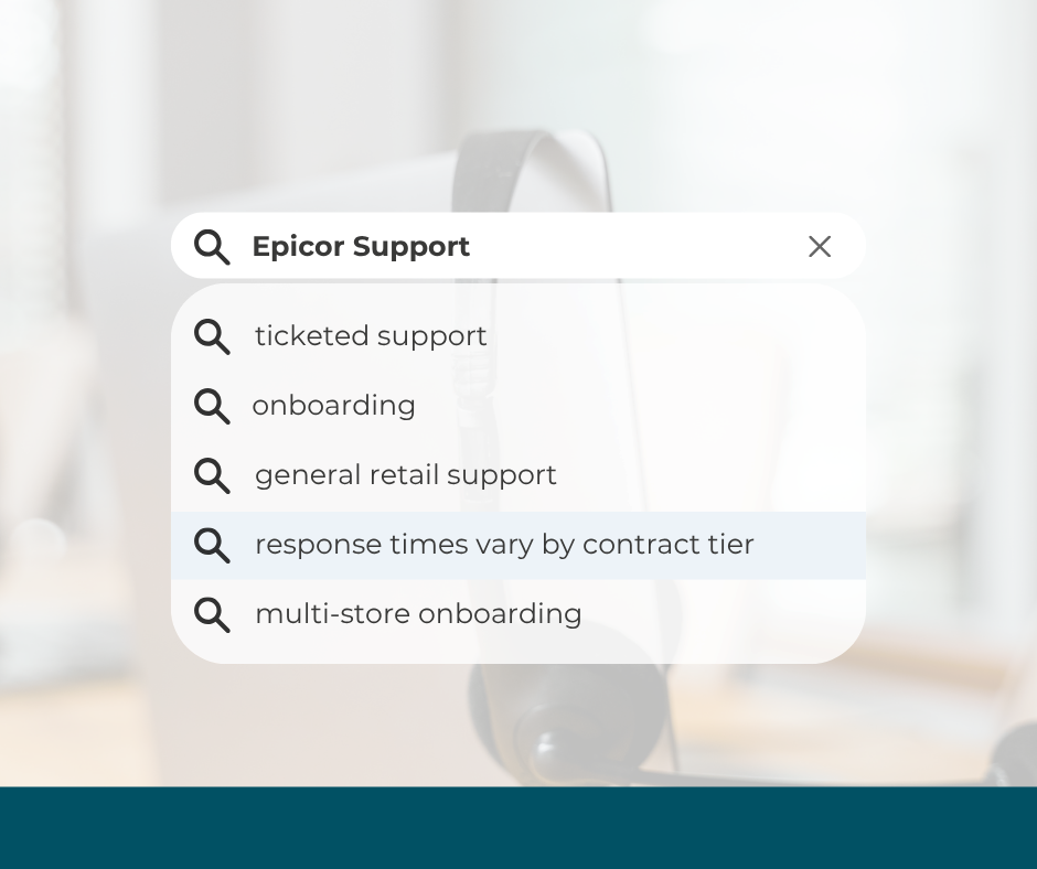 epicor support