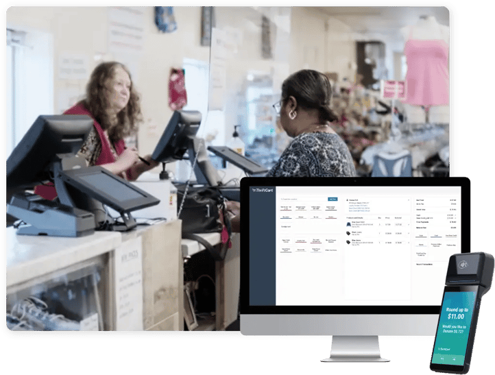 All-in-one thrift store pos